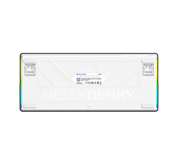 Клавіатура Hator Hellyberry HK75 Mechanical Linear RGB USB UA Black/White (HK75)