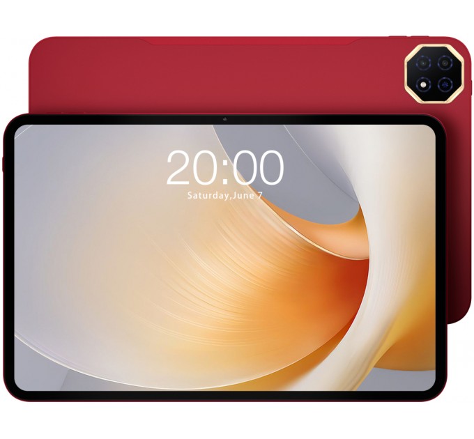 Планшет Teclast T65 Plus 8/256GB 4G Dual Sim Red (A3D4+с+s/TL-112948) з чохлом та стілусом