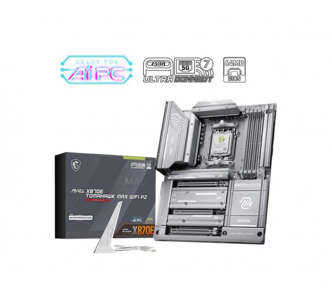 Материнська плата AMD X870E SAM5 ATX MAG X870E TOM MAX WIFI PZ MSI