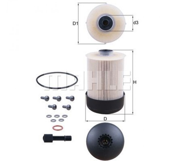 Фільтр паливний Mahle KX338/22D