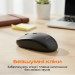 Meetion Мишка Meetion BTM100 Wireless/Bluetooth/USB Black (MT-BTM100-A)