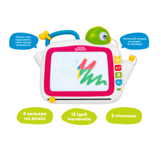 Kiddi Smart Розвиваюча іграшка Kiddi Smart Магнітна дошка - Музичні барви (DM909-UA)