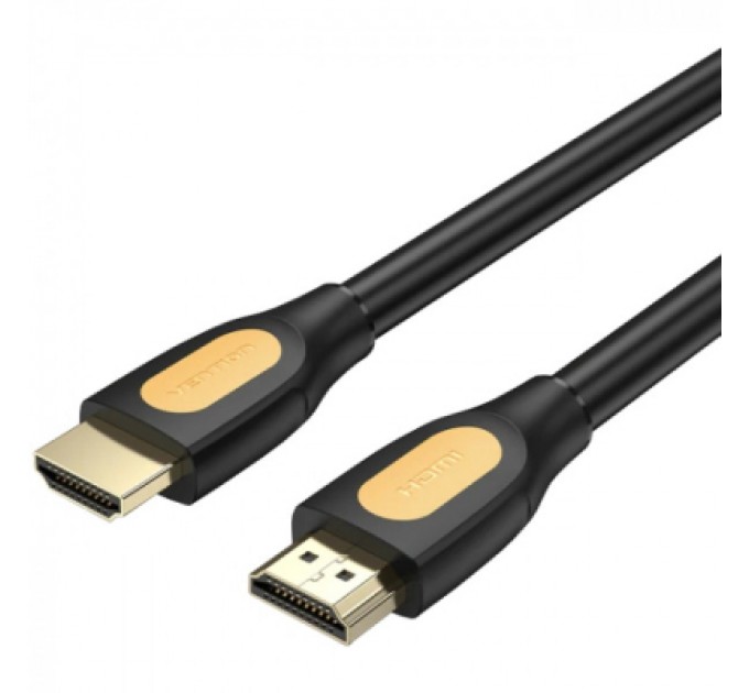 Кабель мультимедійний HDMI M to HDMI M 1.5m V2.0 4K 60Hz black VENTION (ALIBG)