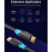 Кабель мультимедійний HDMI M to HDMI M 3.0m V2.0 4K 60Hz black VENTION (AACBI)