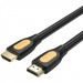 Кабель мультимедійний HDMI M to HDMI M 5.0m V2.0 4K 60Hz black VENTION (ALIBJ)