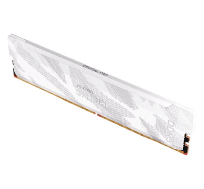 Модуль пам'яті для комп'ютера DDR5 16GB 6400 MHz Pro White Micron (CP16G64C32U5W)