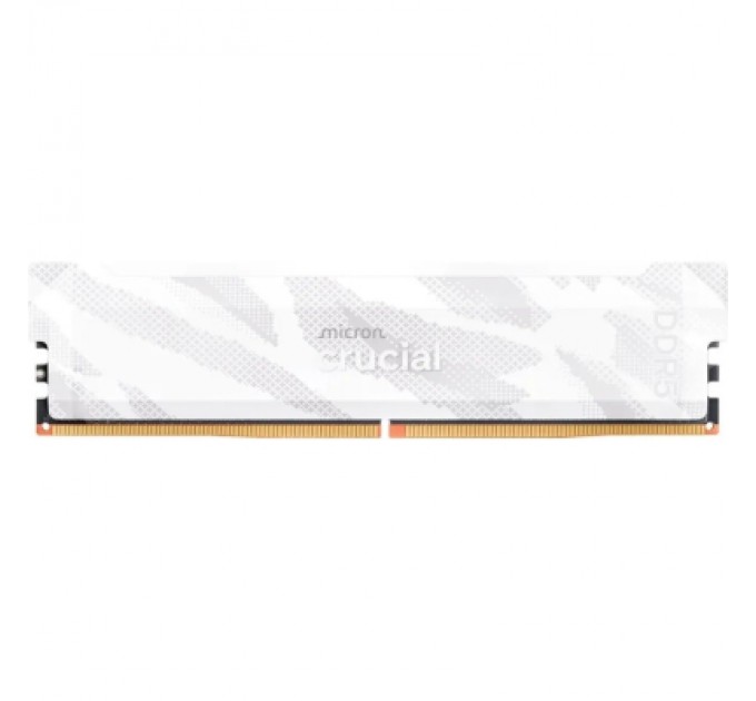 Модуль пам'яті для комп'ютера DDR5 16GB 6400 MHz Pro White Micron (CP16G64C32U5W)