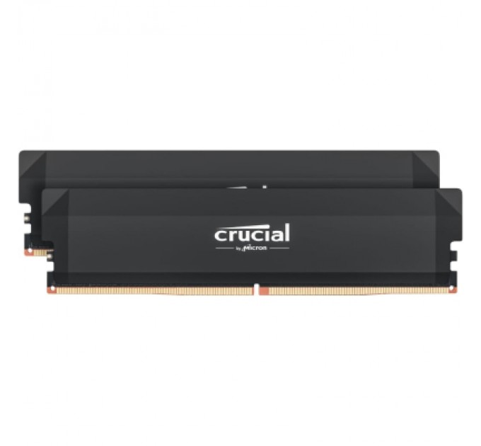 Модуль пам'яті для комп'ютера DDR5 64GB (2x32GB) 6400 MHz Pro Overclocking Black Micron (CP2K32G60C40U5B)