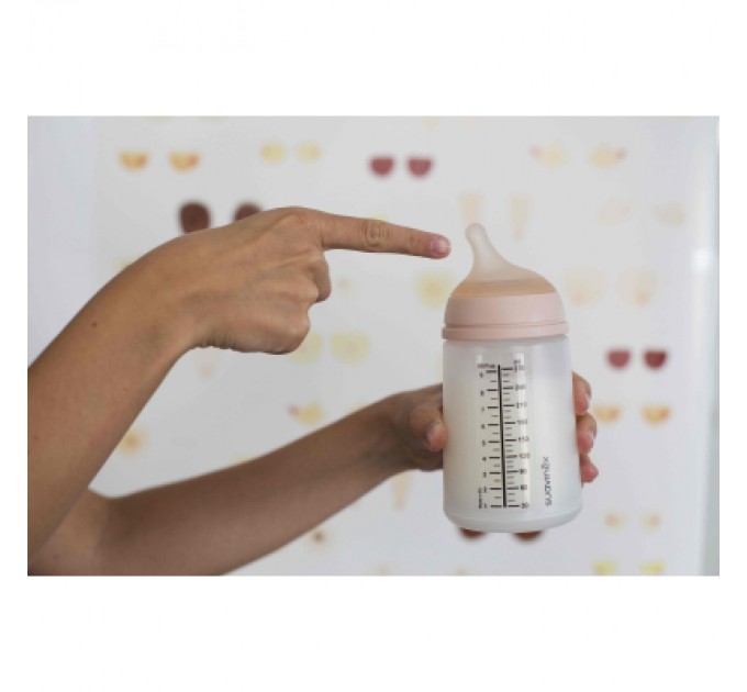 Соска Suavinex ZERO.ZERO антиколікова, адаптивний потік, нюдова, +0 м (308683)