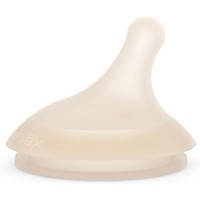 Соска Suavinex ZERO.ZERO антиколікова,середній потік, бежева, +0 міс (308452)