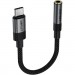 Перехідник USB-C to 3.5mm F 0.15m DAC audio black Acefast (6974316285281)