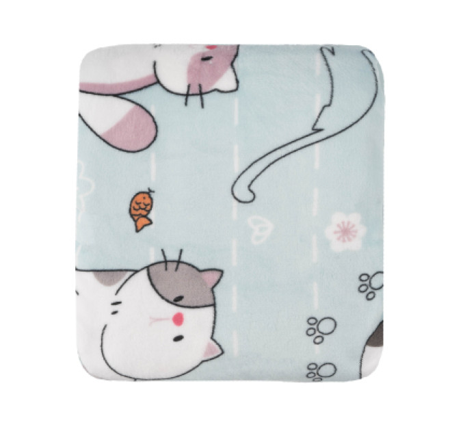 Ardesto Плед Ardesto Flannel 100% поліестер, милі котики 160х200 см (ART0130PB)