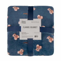 Плед Ardesto Flannel 100% поліестер, плюшеві ведмедики 160х200 см (ART0131PB)