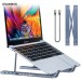 Choetech Порт-реплікатор Choetech USB-C 7-in-1 (HDMI/PD/картридер/USB-A/USB-C) Docking Station (HUB-M48-GY)