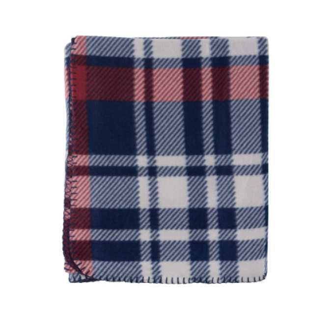 Ardesto Плед Ardesto Fleece 100% поліестер, клітинка, синьо-бордовий 130х160 см (ART0719PB)