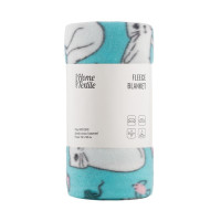 Плед Ardesto Fleece 100% поліестер, котики, блакитний 130х160 см (ART0726PB)