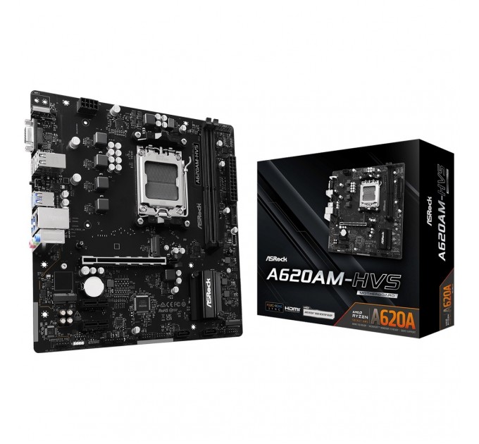 Материнська плата ASRock A620AM-HVS Socket AM5