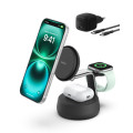 Belkin Зарядний пристрій Belkin UltraCharge Pro Wireless 3-in-1 25W charcoal (WIZ040KQCH)