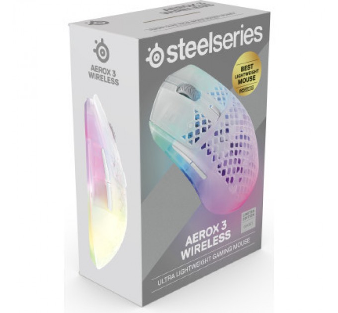 SteelSeries Мишка SteelSeries Aerox 3 Wireless Ghost (SS62610)