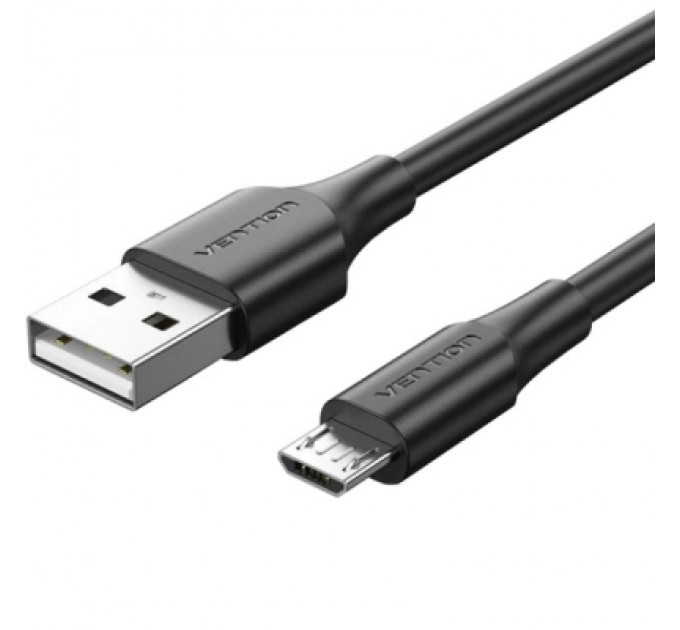 Дата кабель USB 2.0 AM to Micro 5P 1.0m black VENTION (CTIBF)