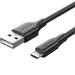 Дата кабель USB 2.0 AM to Micro 5P 1.0m black VENTION (CTIBF)