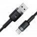Дата кабель USB 2.0 AM to USB-C 1.2m 60W black Acefast (6974316285144)