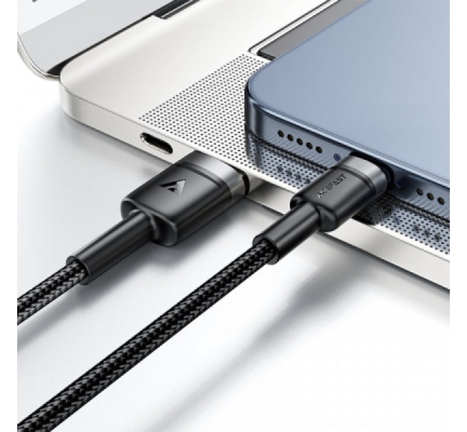 Дата кабель USB 2.0 AM to USB-C 1.2m 60W black Acefast (6974316285144)