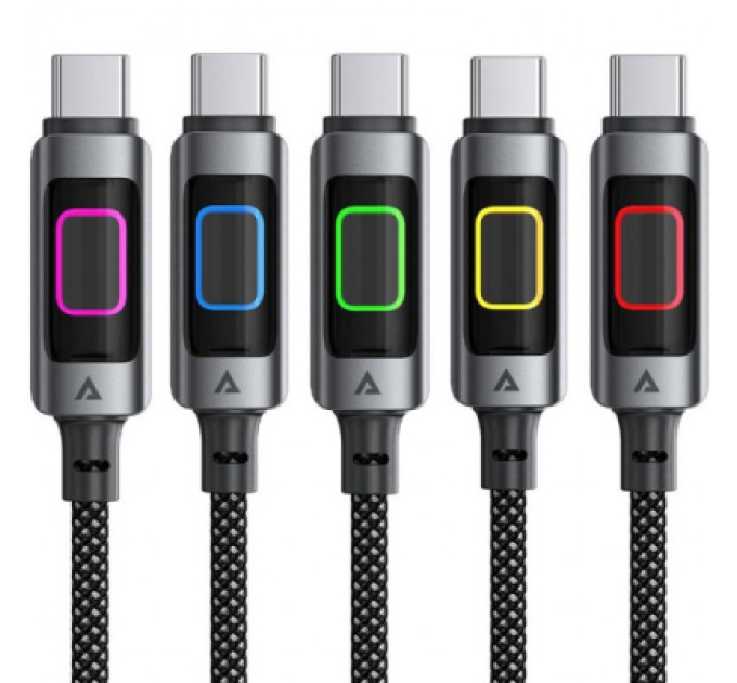 Дата кабель USB 2.0 AM to USB-C 1.2m 60W black Acefast (6974316284673)