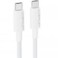 Дата кабель USB-C to USB-C 1.2m 3A white Acefast (6974316284253)