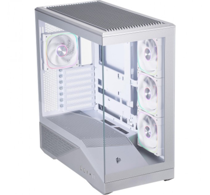 Корпус для ПК 1stPlayer GM7-SV-3FN7R-W-1FN7-W Silver (GM7-SV-3FN7R-W-1FN7-W)