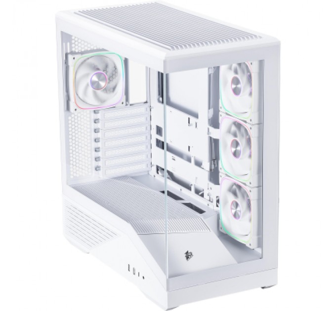 Корпус для ПК 1stPlayer GM7-WH-3FN7R-W-1FN7-W White (GM7-WH-3FN7R-W-1FN7-W)