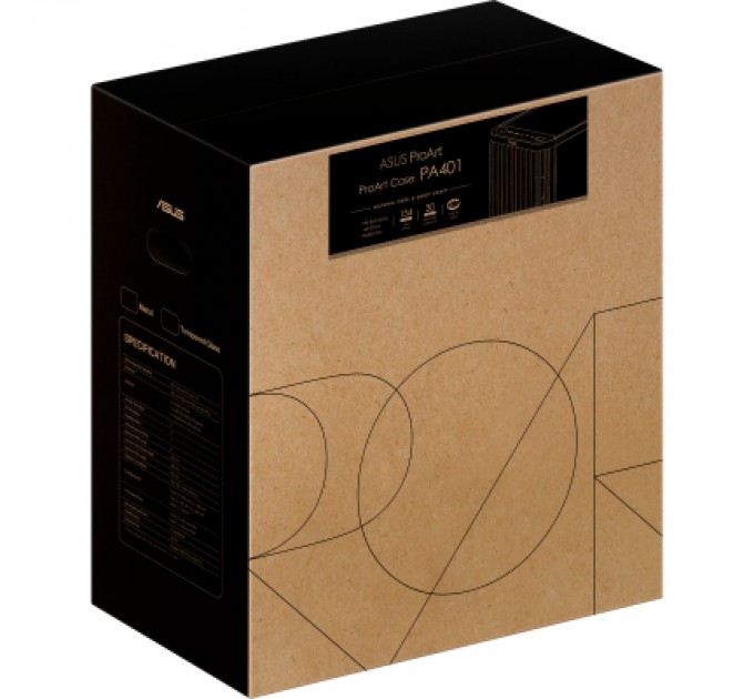 Корпус для ПК ASUS PA401 PROART METAL PWM BLACK (90DC00M0-B39030)