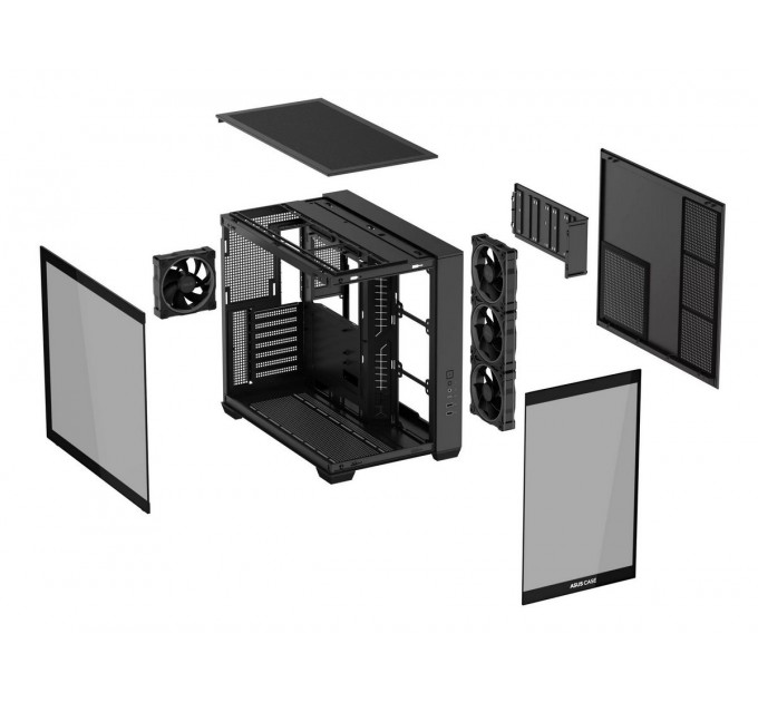 Корпус Asus A32 Plus Black Tempered Glass (90DC00S0-B19000)