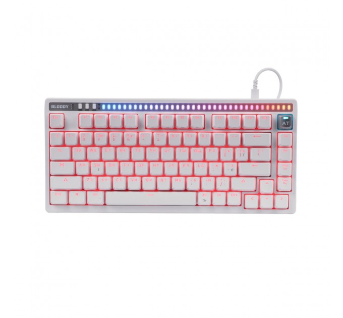 Клавіатура Bloody AT75 White