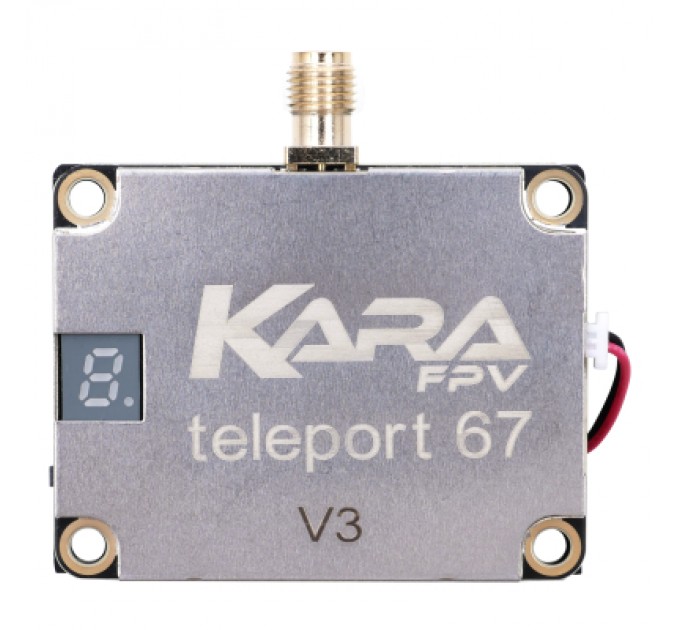 Відеопередавач (VTX) KaraFPV Teleport67 4W 6.1-7.2G V3 (TX6704IV3)