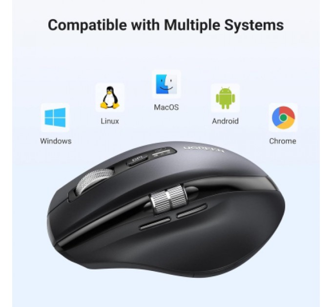Мишка Ugreen M751 Wireless/Bluetooth Black (45792)