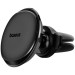 Baseus Універсальний автотримач Baseus Magnetic Car Mount Phone Holder with Cable Clip Air Vent Version Cluster Black (C40141201113-00)