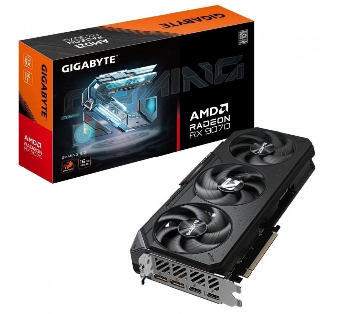 Відеокарта AMD Radeon RX 9070 16GB GDDR6 Gaming Gigabyte (GV-R9070GAMING-16GD)