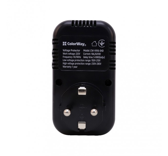 Реле напруги ColorWay CW-VR16-04D