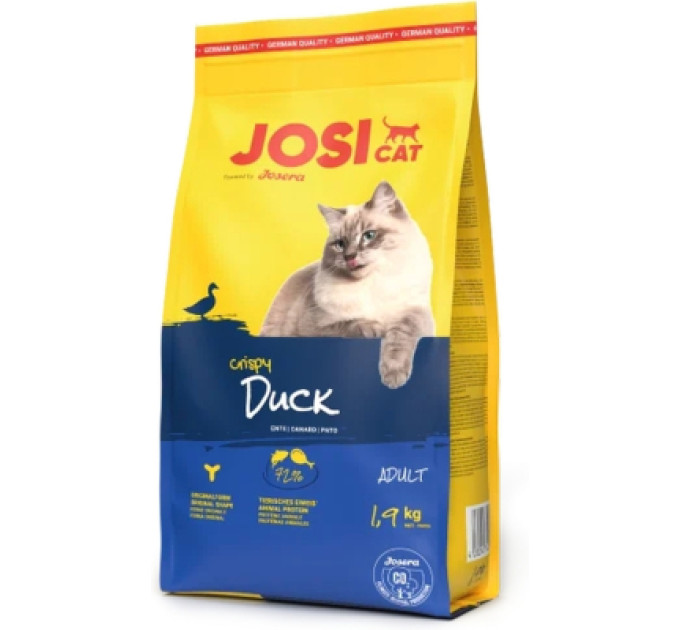 Josera Сухий корм для кішок Josera JosiCat Crispy Duck 1.9 кг (4032254774907)