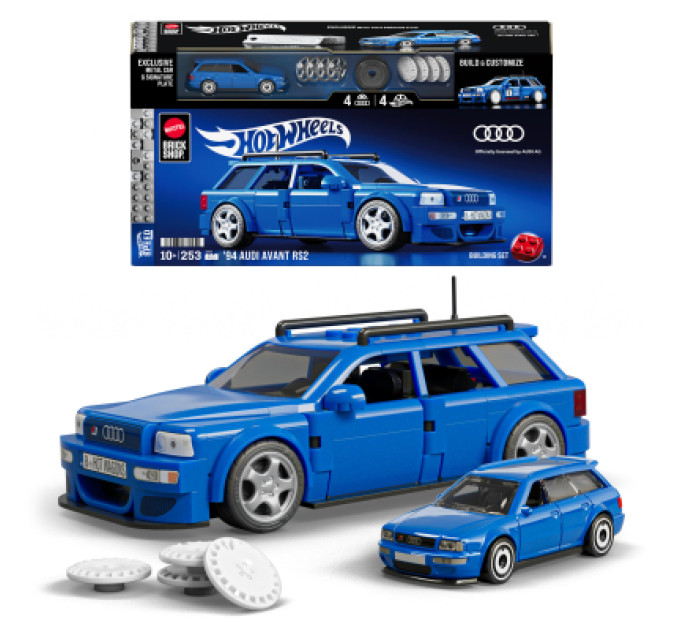 Hot Wheels Машина Hot Wheels Brick Shop Speed Audi Avant RS2 (JGR28)