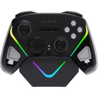 Геймпад Ajazz GP100S 2.4G/BT/USB Switch/PC/iOS/Android RGB Black (GP100S-B)