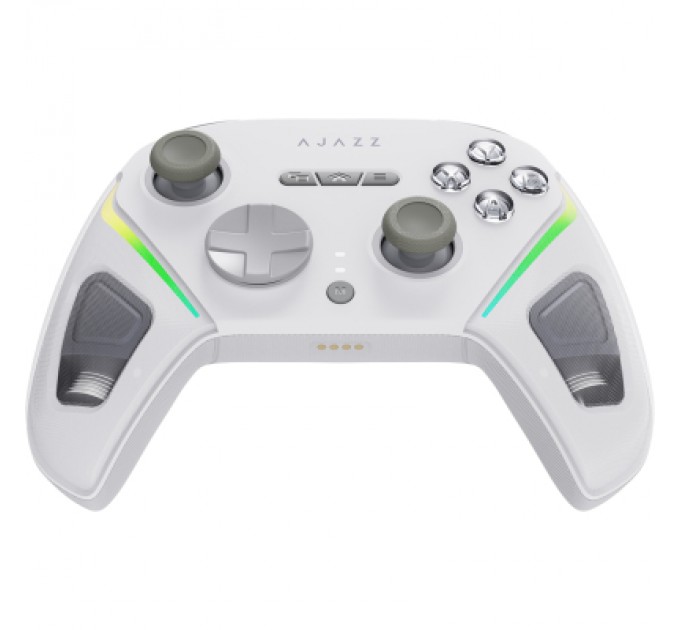 Геймпад Ajazz GP100S 2.4G/BT/USB Switch/PC/iOS/Android RGB White (GP100S-W)