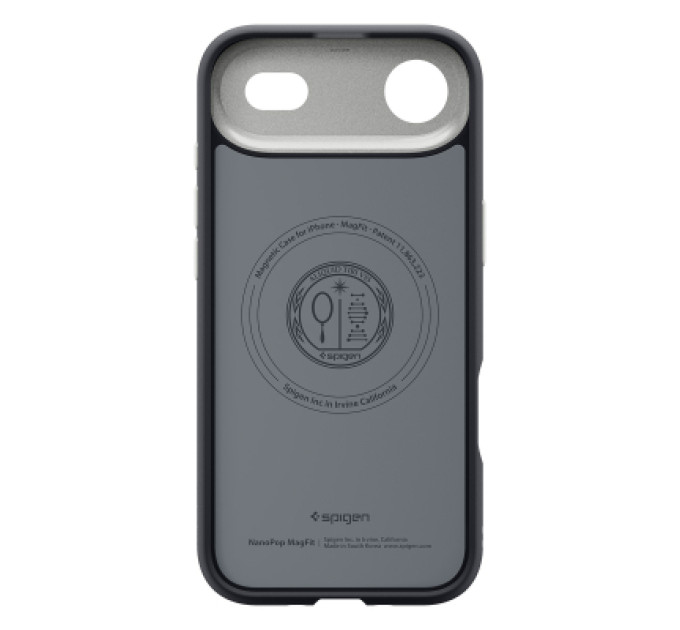Spigen Чохол до мобільного телефона Spigen Nano Pop MagFit iPhone 17 Air Black Sesame (ACS10301)