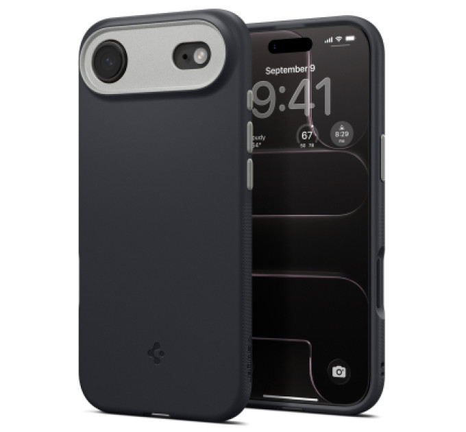 Spigen Чохол до мобільного телефона Spigen Nano Pop MagFit iPhone 17 Air Black Sesame (ACS10301)