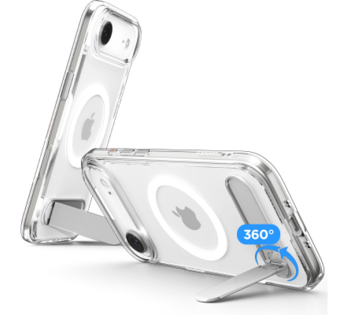 Spigen Чохол до мобільного телефона Spigen Ultra Hybrid S MagFit iPhone 17 Air Clear White (ACS09926)