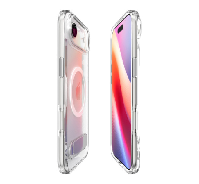 Spigen Чохол до мобільного телефона Spigen Ultra Hybrid S MagFit iPhone 17 Air Clear White (ACS09926)