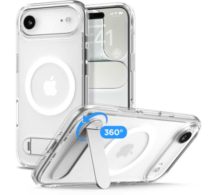 Spigen Чохол до мобільного телефона Spigen Ultra Hybrid S MagFit iPhone 17 Air Clear White (ACS09926)