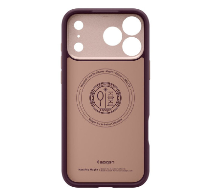 Spigen Чохол до мобільного телефона Spigen Nano Pop MagFit iPhone 17 Pro Max Burgundy Bean (ACS10261)