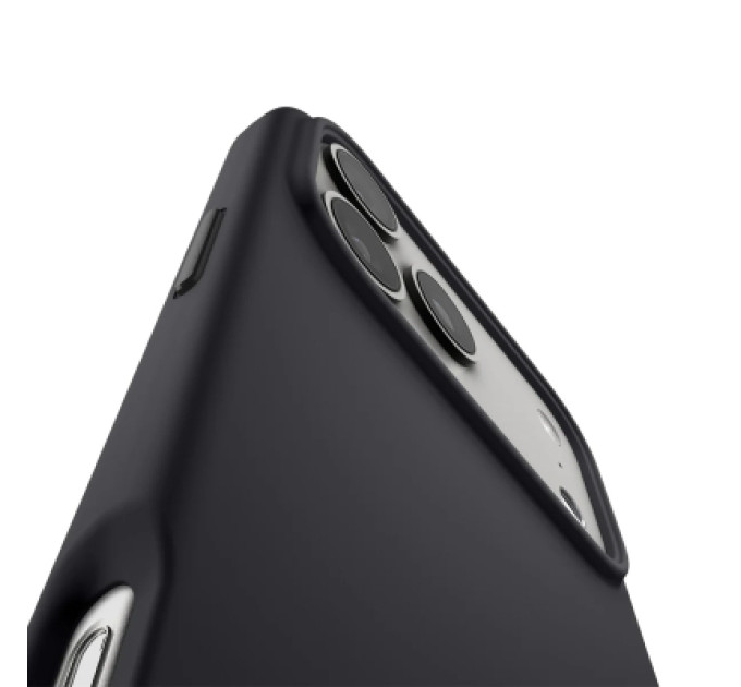 Spigen Чохол до мобільного телефона Spigen Silicone Fit MagFit iPhone 17 Pro Max Black (ACS10270)